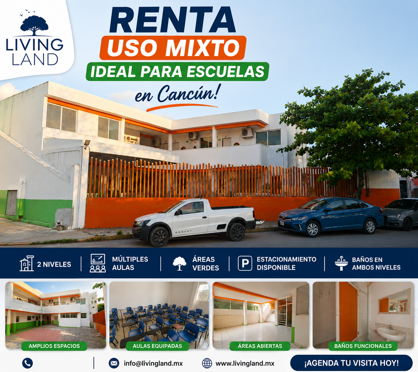 Renta Inmueble Comercial ideal para Escuela