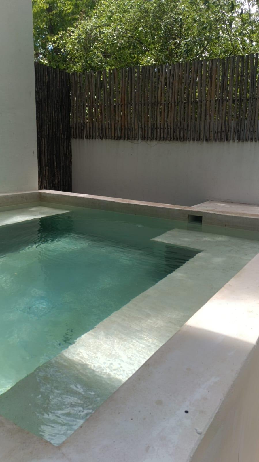 Rento departamento PB en Tulum con alberca privada