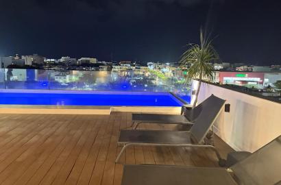 Rento estudio en PB a 1 km del muelle Av.Constituyentes Playa del Carmen